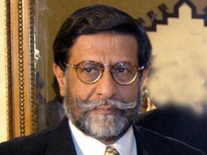 File picture dated, 30 November 2004 show Pakistani acting president Muhammad Mian Soomro, who is also senate chairman, in the absence of President Pervez Musharraf, pauses during a meeting in Islamabad. Musharraf decided to appoint senate chairman Soomro as caretaker prime minister to oversee general elections.