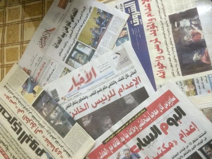 الصحف المصرية احتفت بالحكم بإعدام مرسي والعشرات من قيادات الإخوان