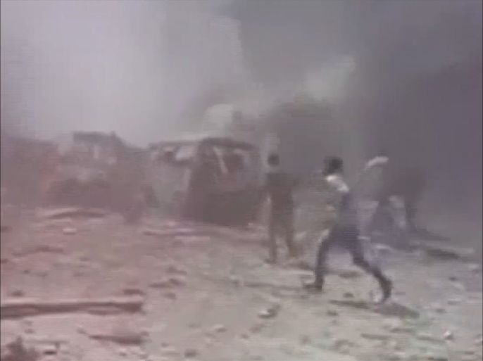 عشرات القتلى والجرحى في غارات للنظام السوري على قرية الجانودية بريف إدلب