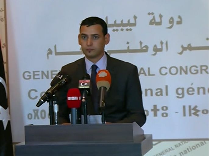 عمر حميدان - المتحدث باسم المؤتمر الوطني العام الليبي
