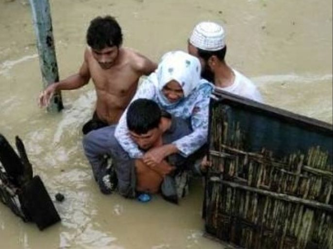 فيضانات ميانمار روهينغا