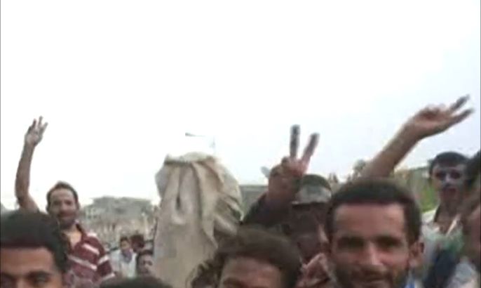 الشارع اليمني يتظاهر ابتهاجا بما حققته المقاومة