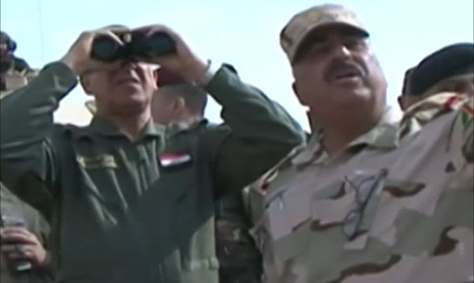 القوات العراقية تحتشد حول مدينة الرمادي