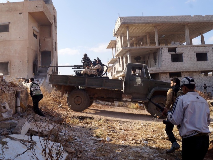 ‪‬ إحدى المعارك التي تخوضها المعارضة المسلحة في درعا(غيتي)