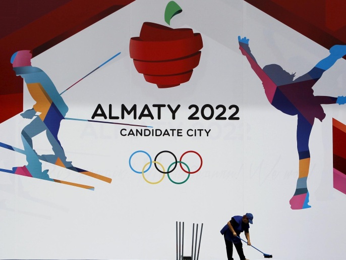 ‪ألماتي الكزاخستانية كانت المنافس الوحيد لبكين لاستضافة الألعاب الشتوية 2022‬  (رويترز)