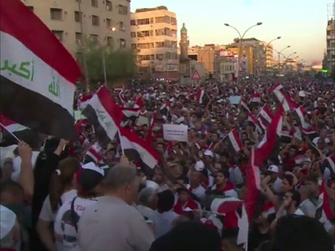 تقرير ما رواء الخبر-مطالبة المتظاهرين في العراق بمحاكمة المالكي