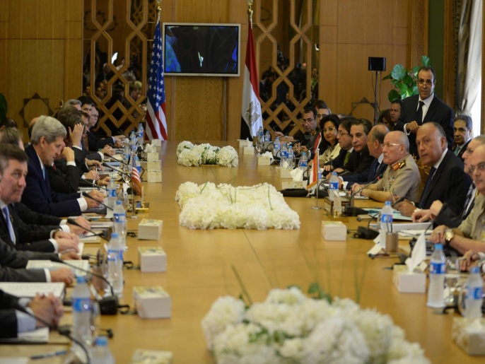 جلسة الحوار الإستراتيجي المصري الأميركي اليوم بالقاهرة هي الأولى منذ عام 2009 (الأوروبية)