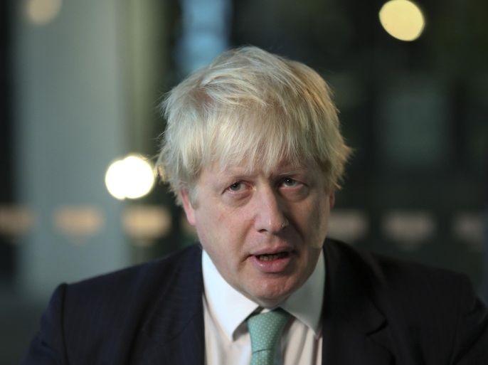 Boris Johnson, mayor of London, speaks during a Bloomberg Television interview in London, U.K., on Friday, July, 17, 2015. Johnson discussed the proposed 20 billion pounds ($31 billion) Crossrail 2 railway project through London from north of the capital in Hertfordshire to Surrey in the south.