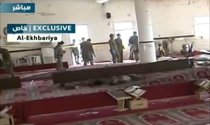 15 قتيلا بتفجير مسجد الطوارئ بأبها