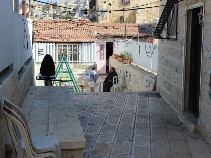 2-البلدة القديمة بالقدس المحتلة أغسطس 2015 مدخل منزل عائلة عوض المقدسية