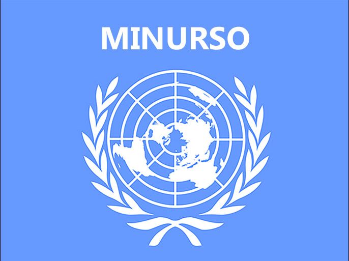 شعار بعثة المينورسو الأممية في الصحراء الغربية (minurso).