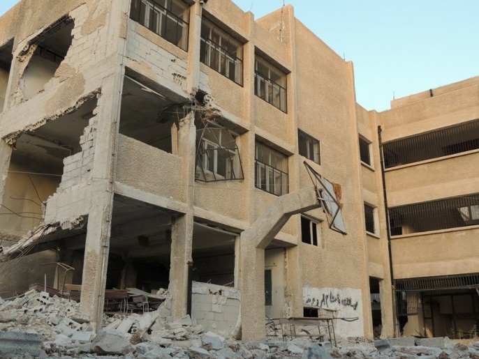 ‪اليونيسيف تؤكد خروج ربع مدارس البلاد عن العمل بسبب الدمار‬ (الجزيرة)