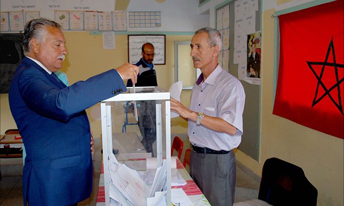 الأمين العام لحزب التقدم والاشتراكية يصوت في الانتخابات البلدية