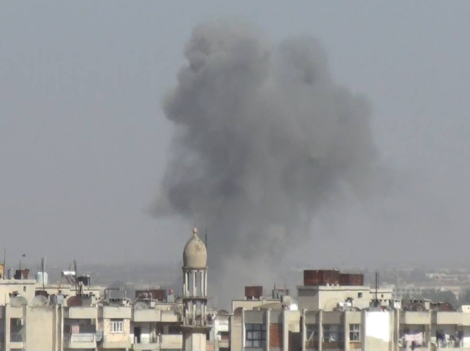 غارة للطيران الروسي على قرى وبلدات ريف حمص الشمالي