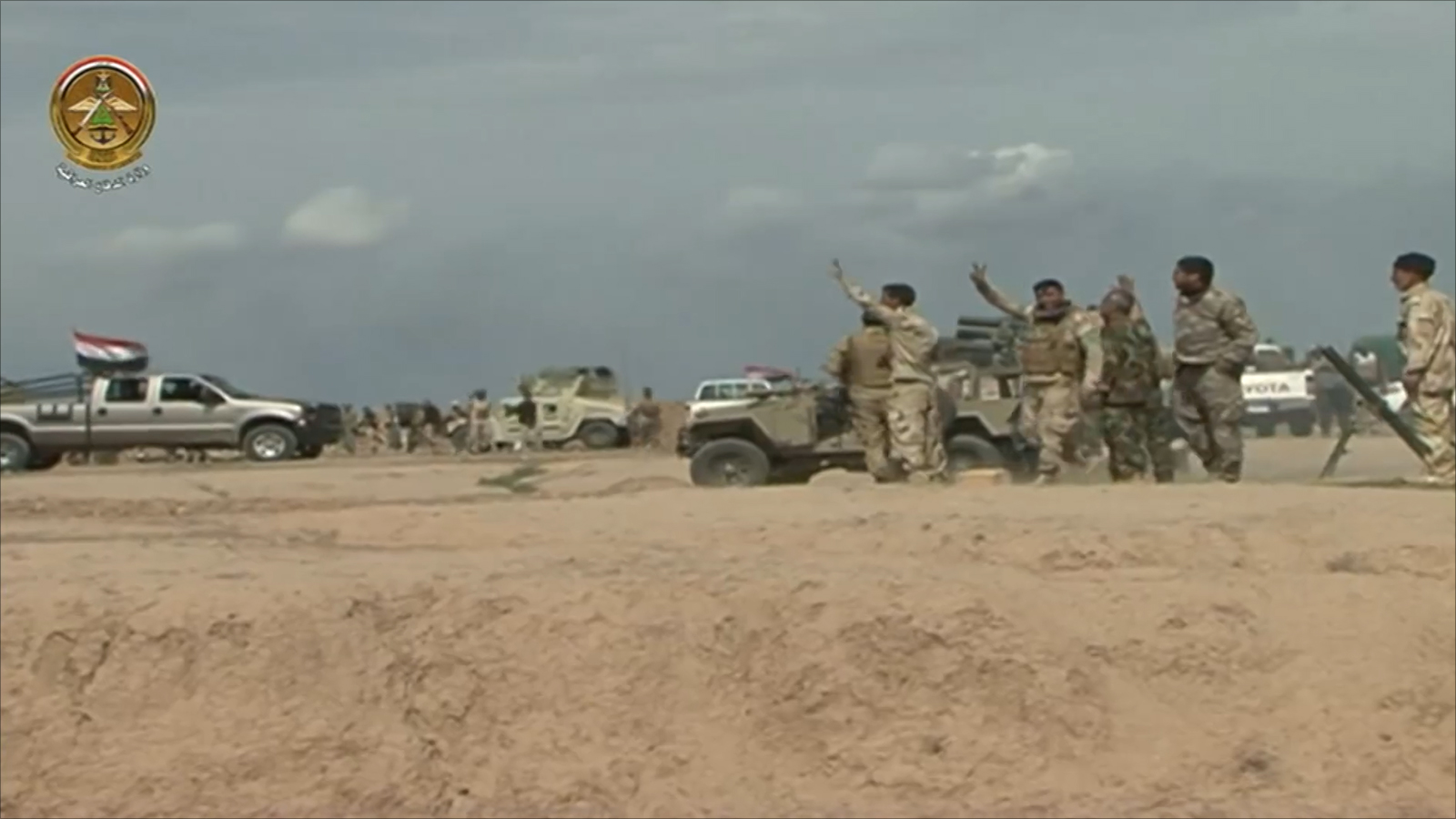‪الجيش العراقي أعلن أمس الأربعاء انطلاق عمليتين لاستعاة بيجي والرمادي‬ (الجزيرة)