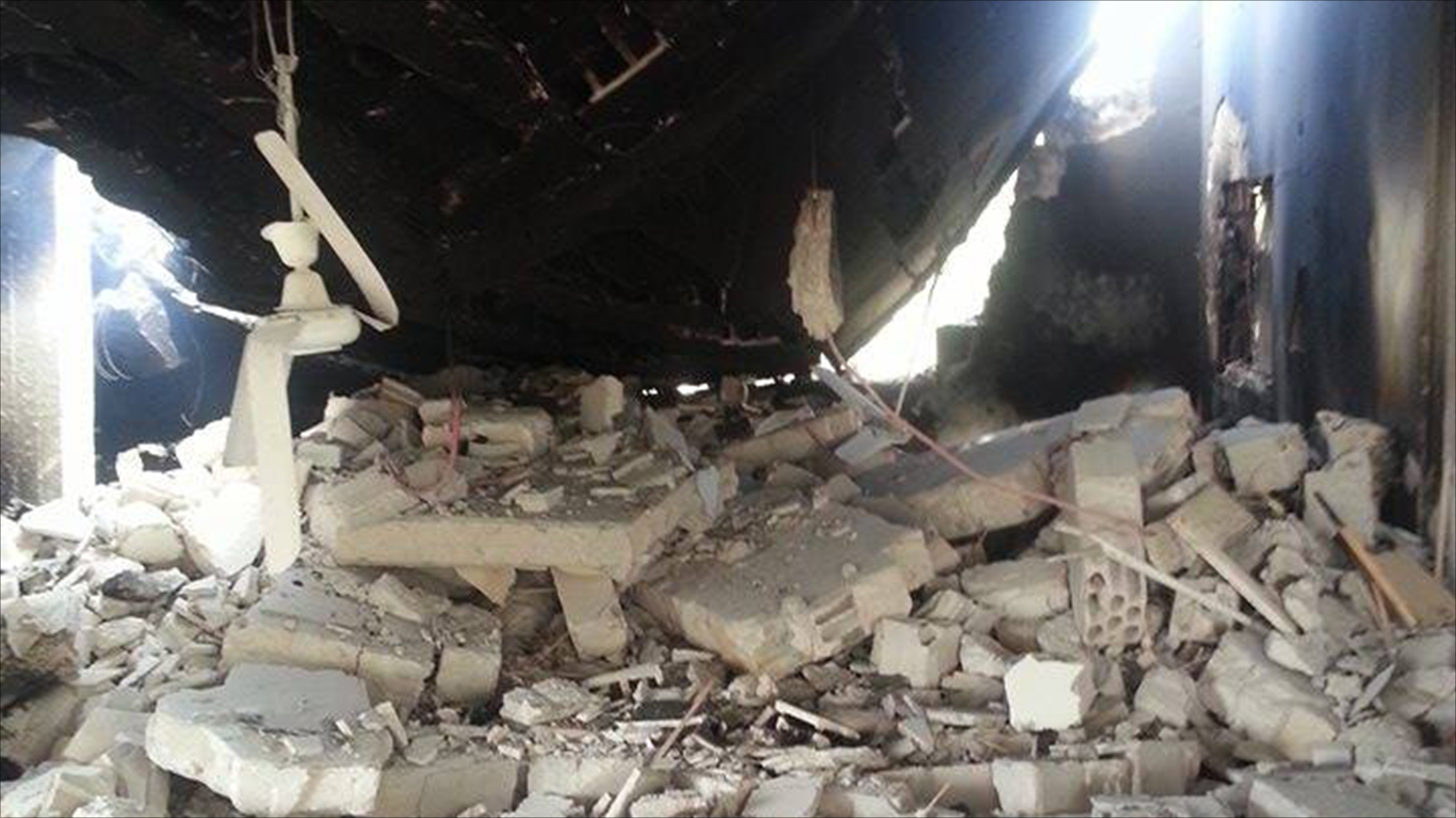 ‪آثار الدمار في ريف حماة جراء القصف بالطيران الحربي الروسي‬  (الجزيرة نت)