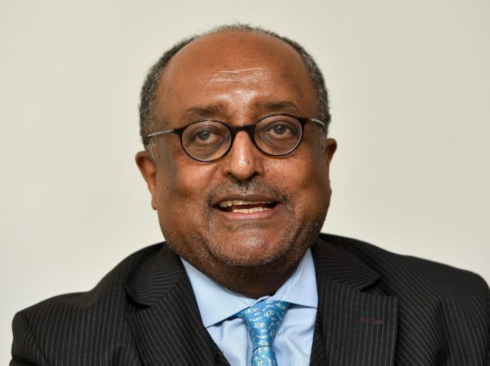German-Ethiopian author Prince Asfa-Wossen Asserate talks to journalists in Kassel, Germany, 10 October 2015. Asfa-Wossen Asserate is being awarded the Jacob Grimm German Language Prize, which comes with 30,000 euros, by the Dortmund-based Verein Deutsche Sprache (German Language Association) and the Baden-Baden-based Eberhard Schoeck Foundation.