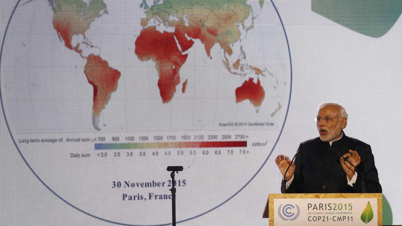 رئيس وزراء الهند طالب بعدالة مناخية (رويترز)