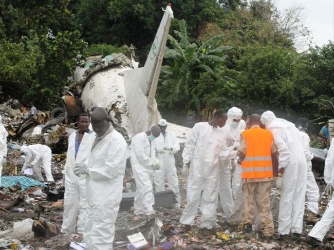 سقوط حادث طائرة أنطونوف جنوب السودان جوبا 2