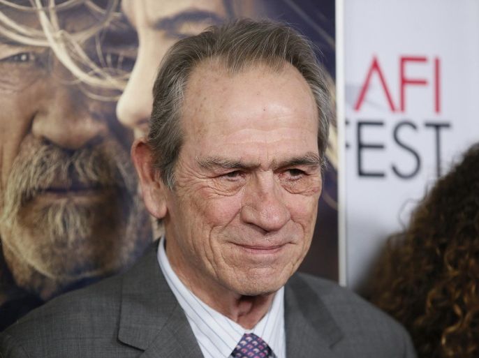 Director and actor Tommy Lee Jones poses at the gala screening of "The Homesman" during AFI Fest 2014 in Hollywood, California November 11, 2014. REUTERS/Danny Moloshok (UNITED STATES - Tags: ENTERTAINMENT HEADSHOT)