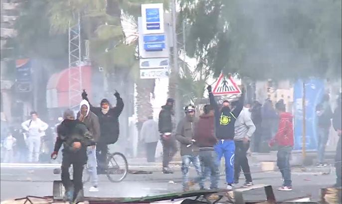 تجدد الاشتباكات في مدينة القصرين التونسية