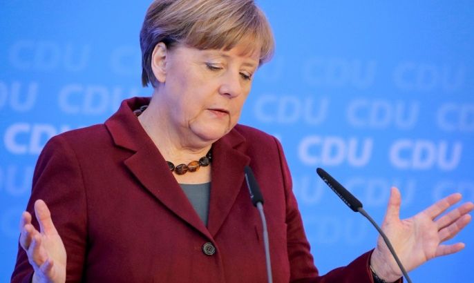 German Chancellor and CDU leader Angela Merkel speaks at a press conference after the closed session meeting of the CDU federal executive in Mainz, Germany, 09 January 2016. Merkel said on 09 January that she wants stricter asylum laws, after a series of sexual assaults in Cologne and elsewhere shocked the country.