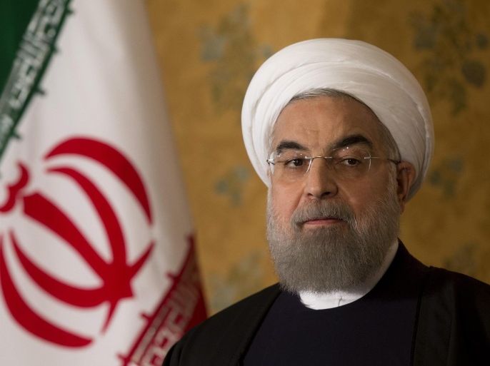 President of the Islamic Republic of Iran, Hassan Rouhani, delivers a speech during a press conference in Rome, 27 January 2016. Rouhani is making the first state visit to Europe by an Iranian president in sixteen years following the lifting of sanctions against his country.