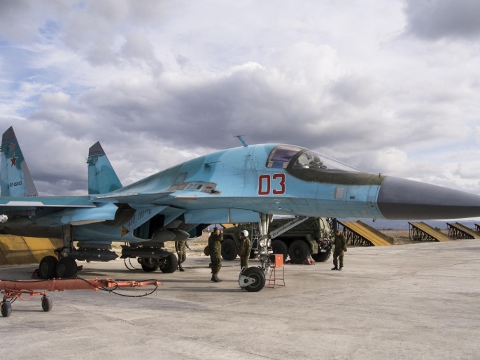 تشارك روسيا بعمليات في سوريا منذ 30 سبتمبر/أيلول الماضي (أسوشيتد برس)
