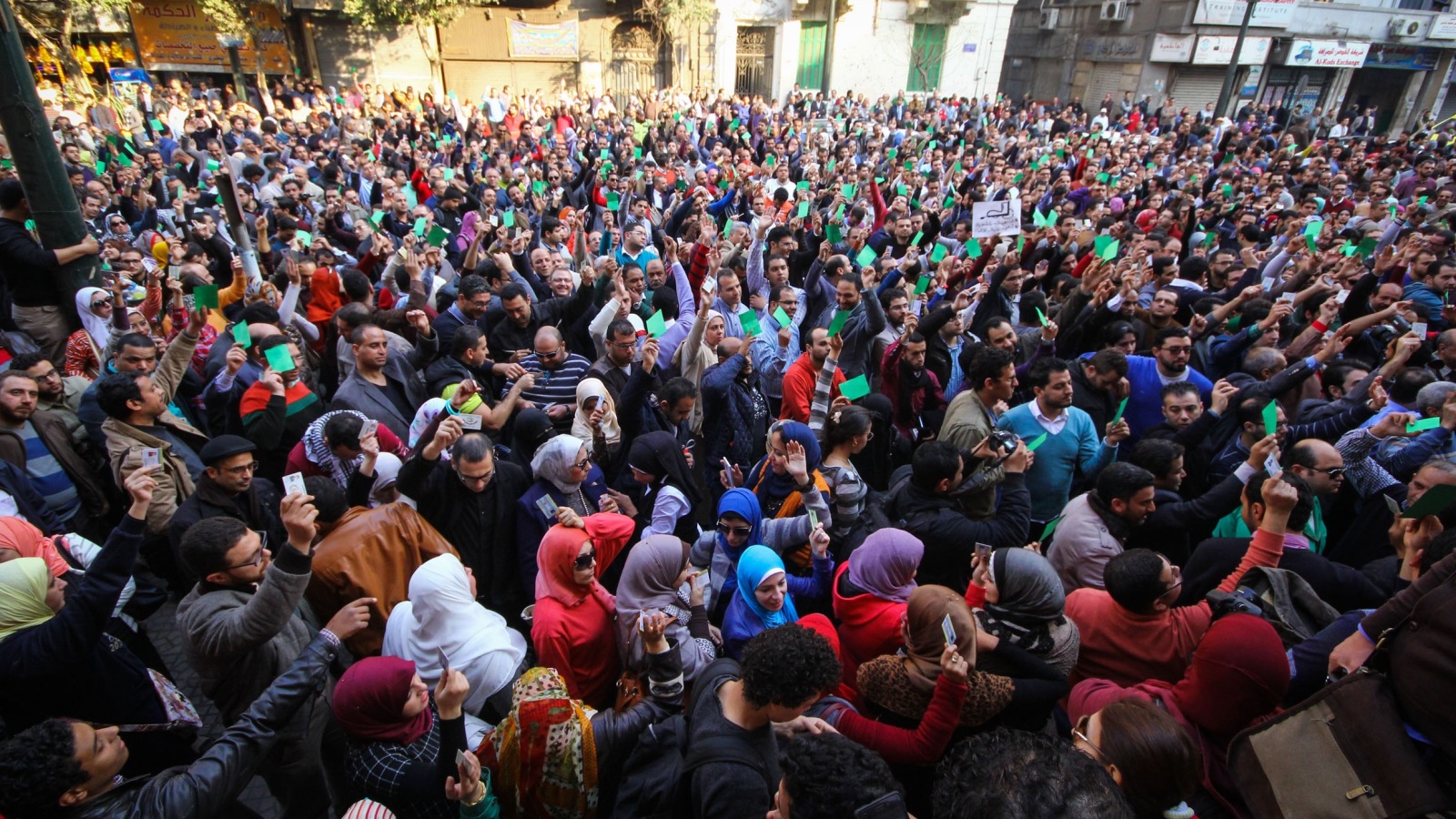 ‪خطاب السيسي تحاشى الخوض بقضية احتجاجات أطباء مصر‬ (وكالة الأناضول)