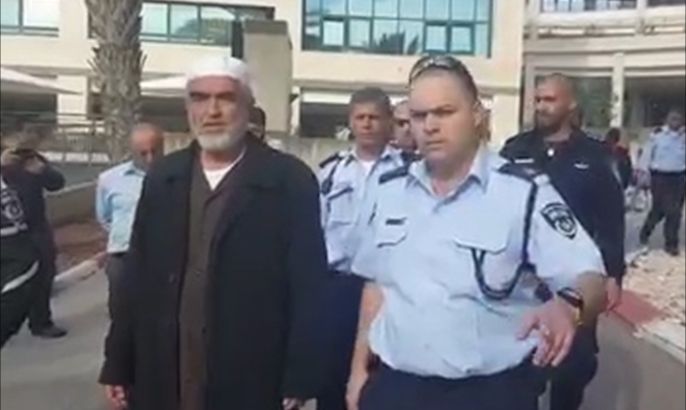 الشرطة الإسرائيلية تعتقل الشيخ رائد صلاح