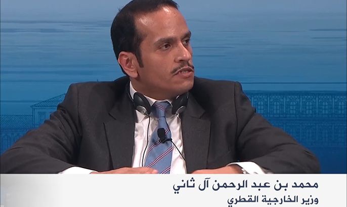 وزير خارجية قطر: سنواصل دعم الشعب السوري