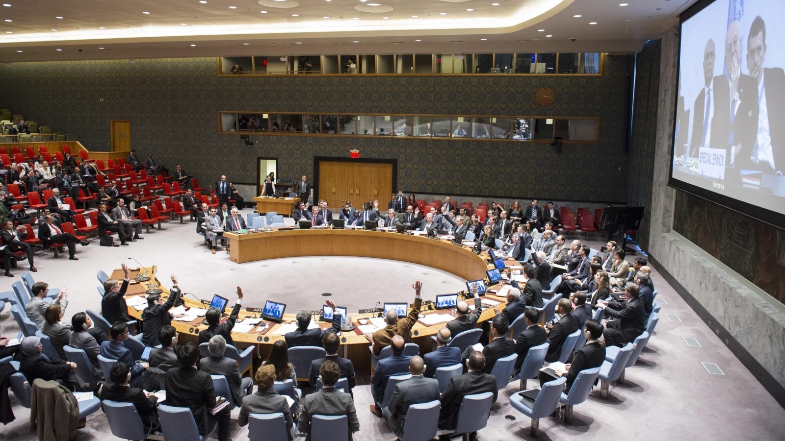 ‪مجلس الأمن الدولي أيد التفاهم الأميركي الروسي بشأن وقف الأعمال القتالية بسوريا‬ (الأوروبية)