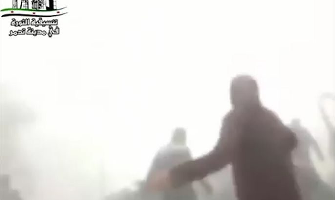 قصف روسي على المدنيين بمدينة تدمر بحمص