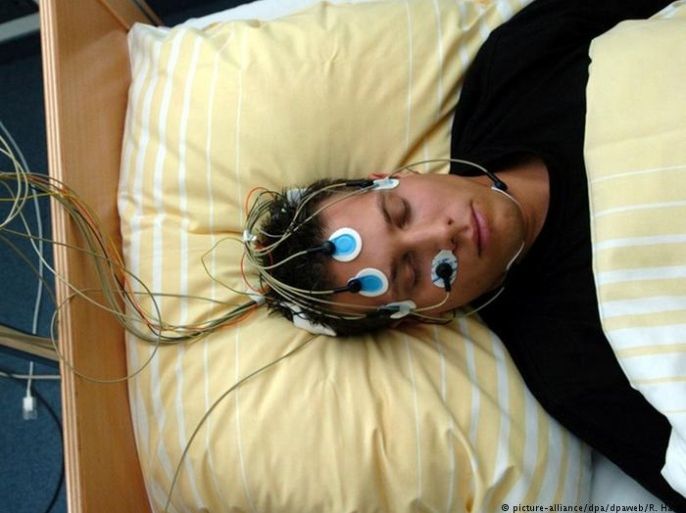 صورة لأحد مختبرات النوم بمستشفى فرايبورغ الجامعي بألمانيا