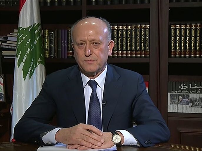 أشرف ريفي وزير العدل اللبناني المستقيل