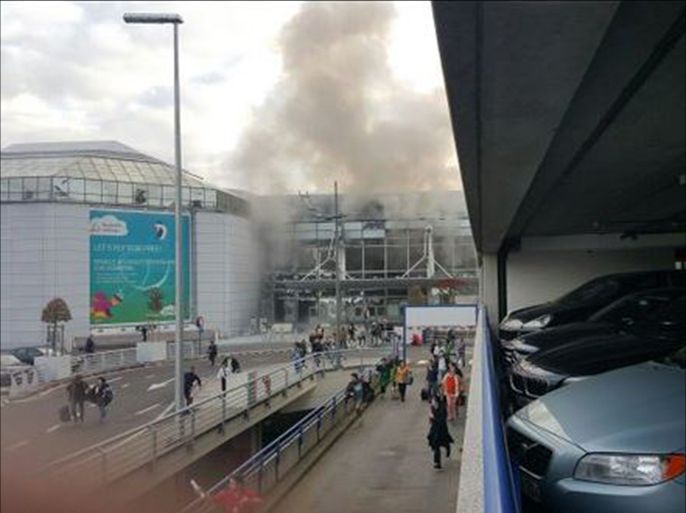 تفجيرا في مطار بروكسل