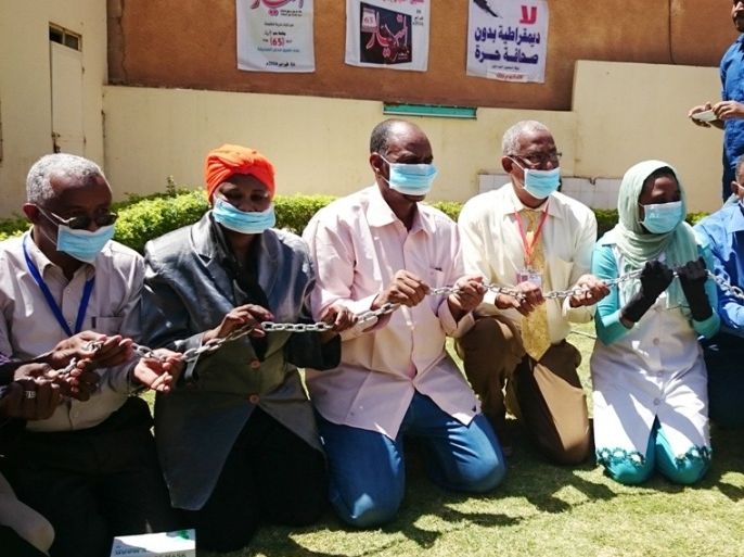 من إضراب الصحفيين بالتيار السودانية... السودان ... الخرطوم