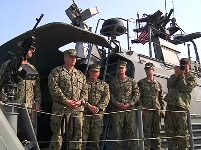 أشرفت القوات البحرية الأمريكية على تدريبات بحرية في منطقة الخليج بمشاركة نحو ثلاثين دولة من دول الشرق الأوسط.