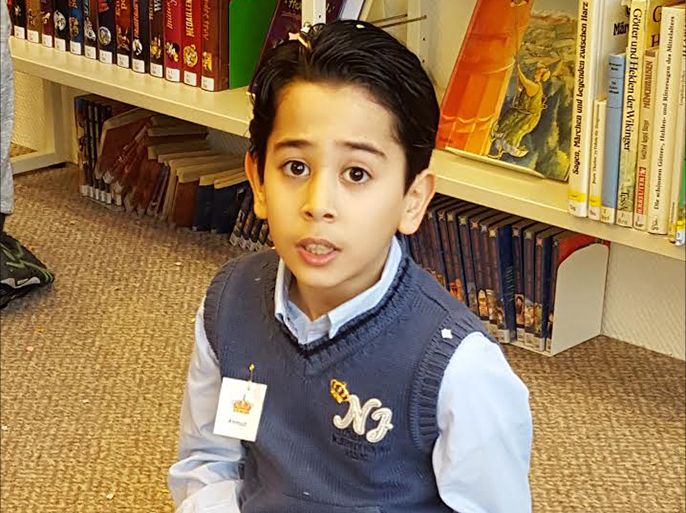 الطفل السوري أحمد حزاني 8 سنوات