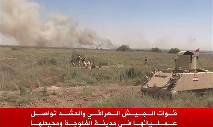 قوات الجيش العراقي والحشد تواصل عملياتها بالفلوجة