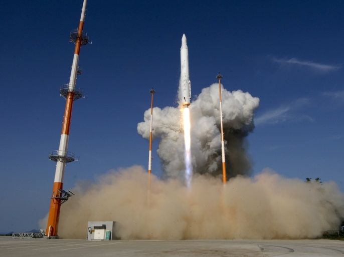 The launch of KSLV-1, space center Naro -AP
