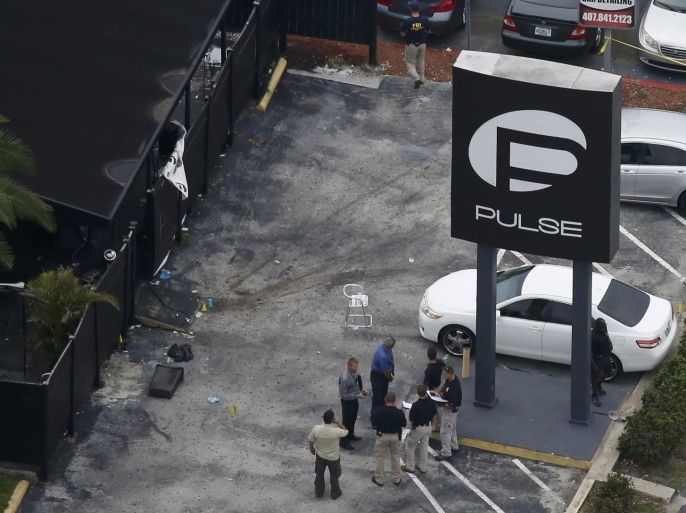 An aerial view shows the Pulse gay night club after a mass shooting in Orlando, Florida, U.S. June 12, 2016. REUTERS/Carlo Allegri