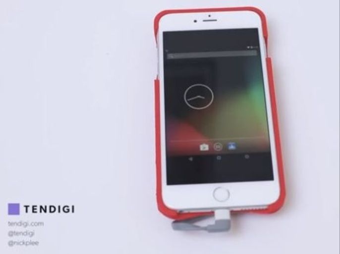 Tendigi cover for iphone makes it run android (Tendigi)