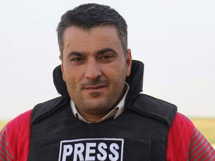 استشهاد الصحفي إبراهيم العمر المتعاون قناة الجزيرة مباشر في غارات روسية على ريف ادلب
