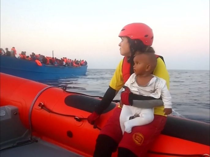 إيطالية تعلن إنقاذ 6500 لاجئ قبالة ليبيا