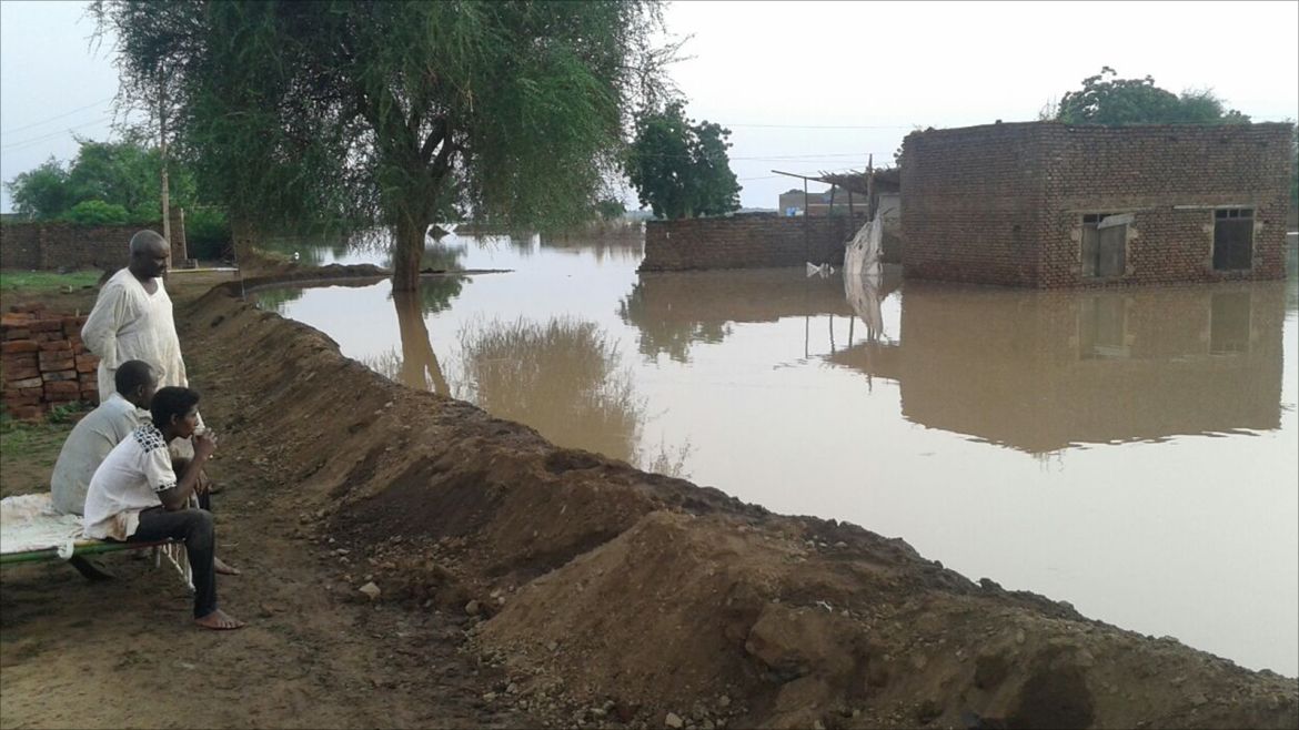أضرار فيضان النيل بمناطق كركوج ودونتاي والصابونابي جنوب مدينة سنجة ولاية سنار- السودان - صور خاصة بالجزيرة نت