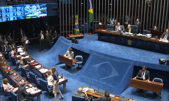 مجلس الشيوخ البرازيلي يواصل محاكمة روسيف