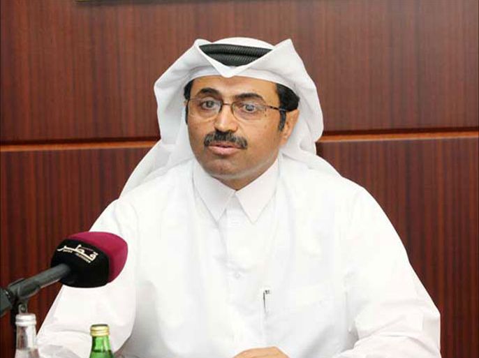 الدكتور محمد بن صالح السادة وزير الطاقة والصناعة. مصدر الصورة:وكالة الانباء القطرية