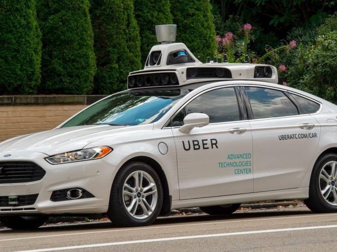 An undated handout photo provided by Uber on 14 September 2016 shows an Uber self-driving car, in Pittsburgh, Pennsylvania, USA. The online ride-sharing and transportation company announced on 14 September 2016 that the world's first Self-Driving Uber is in circulation on the roads in Pittsburgh as part of an initial trial. The Slef-Driving Ubers will have a safety driver in the front seat because the cars still require human intervention in certain conditions, includi