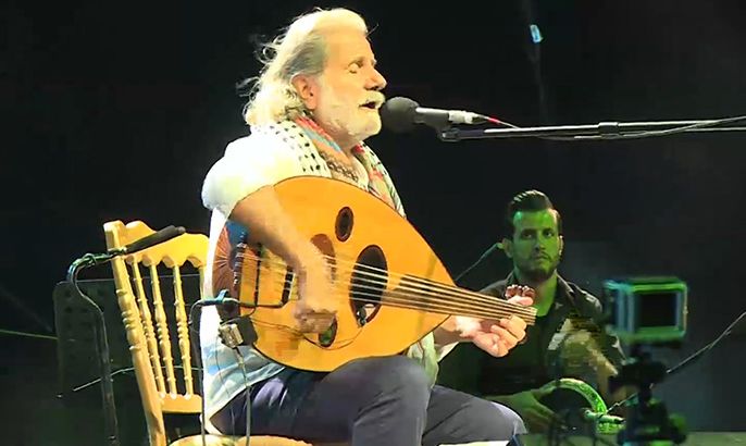 مارسيل خليفة يصدح بأغاني المقاومة في مهرجان عمان